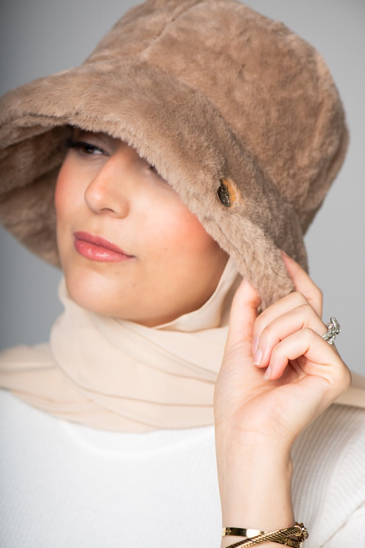 Faux Fur Bucket hat