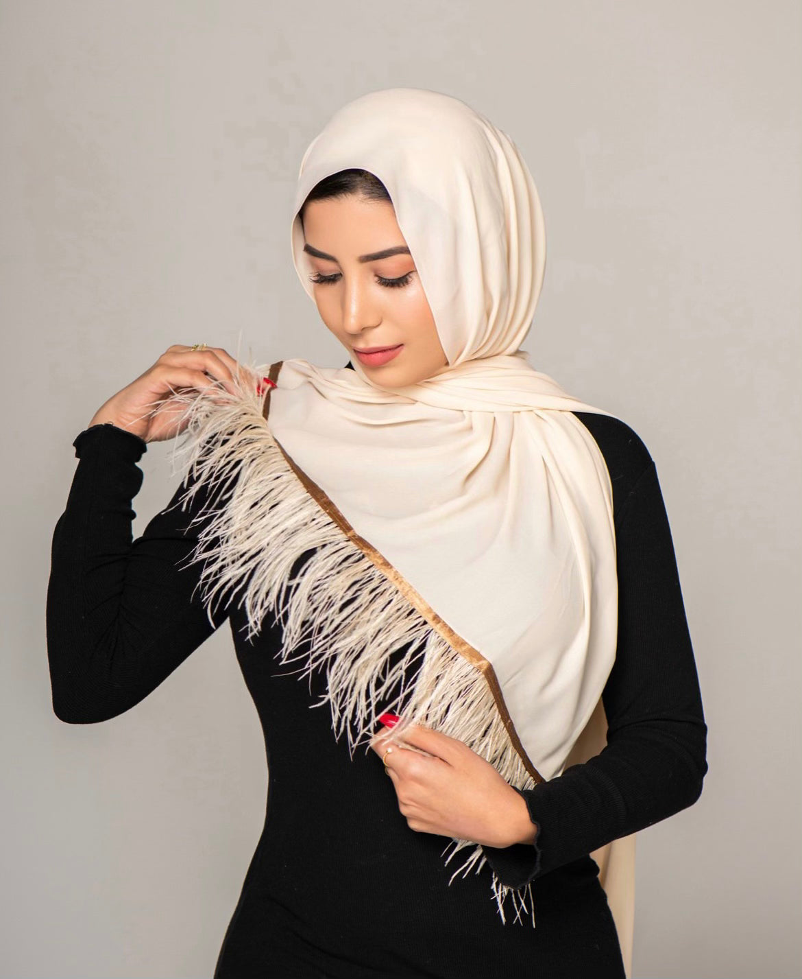 Feather Hijab